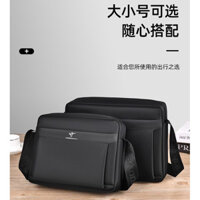 Hàng sẵn có Vận chuyển nhanh Túi xách nam Kangaroo Túi đeo vai bằng vải Oxford Dung tích lớn Nhiều ngăn Dây kéo đôi Túi nam Ba lô công sở