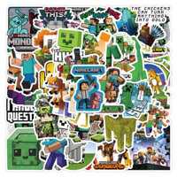 Hàng sẵn có Vận chuyển nhanh 50 miếng Trò chơi Minecraft Nhãn dán Graffiti độc đáo Xe tay ga Nhãn dán chống nước#ZB4.2#