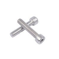 Hàng sẵn có Vận chuyển nhanh 304 Đầu hình trụ bằng thép không gỉ Đầu lục giác Ổ cắm vít Bu lông đầu cốc Ổ cắm lục giác Vít có khía M3M4M5M6M8M10#WJ3.30#