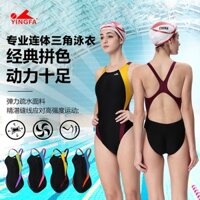 Hàng sẵn có Yingfa Đồ bơi chuyên nghiệp chính hãng Tam giác nữ Cuộc thi một mảnh Bộ đồ bơi có đệm ngực Người lớn Trẻ em