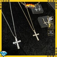[Hàng Sẵn] Combo Dây chuyền Thánh Giá Hip Hop Bling Bling Đính đá