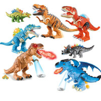 [Hàng sẵn] Đồ Chơi Robot Khủng Long -Cử Động Đi Dạo Có Âm Thanh - Phun khói Và Chiếu Đèn