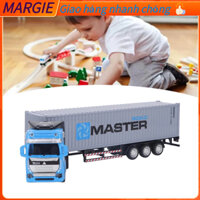 *[Hàng Sẵn] Đồ chơi xe đầu kéo container đầu bằng hợp kim MARGIE