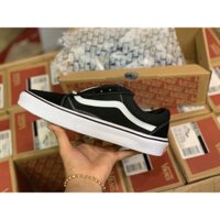 [Hàng Sẵn+Full Box] Giày Vans Đen Da Lộn