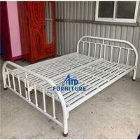 Hàng sẵn Giao Nhanh Giường sắt đơn mẫu bi 1m2, 1m4, 1m6, 1m8 x 2m chất lượng, uy tín HCM