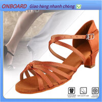 *[Hàng Sẵn] Giày Khiêu Vũ Dance Sport Người Lớn, Giày Nhảy Cao Gót LaTin Hiện Đại OnBoard M.