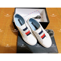 [Hàng sẵn] Giày T OM.MY HILFIGER ani slip on unisex Authentic có bill us