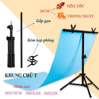 [HÀNG SẴN HỎA TỐC] KHUNG TREO PHÔNG NỀN chụp ảnh sản phẩm. Giá dựng background livestream