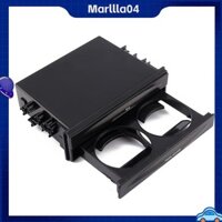 [Hàng Sẵn] Hộp lưu trữ kèm khay đựng ly nước bằng nhựa màu đen 175*125*45mm cho xe hơi【FlEETER】