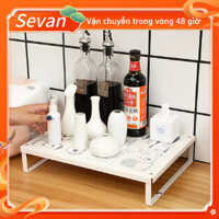 [Hàng Sẵn] Kệ để bếp từ lên bếp ga Bằng Sắt phong cách hoạt hình Sevan