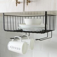 [Hàng Sẵn] Kệ Nhà Bếp Kệ Sắt Treo Gắn Tủ Bếp Gầm Bàn Gầm Kệ Tiện Dụng【Utah054】