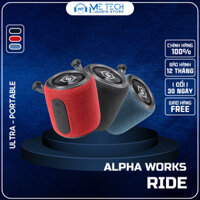 (Hàng sẵn kho) - Loa Bluetooth Alpha Works Ride - Hàng chính hãng PGI - Black/Blue/Red