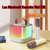 [HÀNG SẴN] Loa Bluetooth Karaoke Mini  K18 kèm mic không dây công suất
