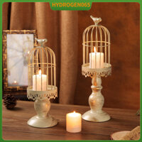 [Hàng Sẫn] Lồng Chim Đèn Sắt Vintage Có Thể Tháo Rời Đế Ổn Định Trang Trí Cho Phòng Ngủ Nhà Hàng Hydrogen065