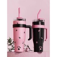 (Hàng sẵn) Ly giữ nhiệt STARBUCKS x BLACKPINK dung tích siêu khổng lồ 1200ml, màu Đen Hồng đặc trưng