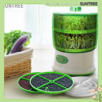 [Hàng Sẵn] Máy làm giá đỗ  3 tầng tự động cho nhà bếp gia đình Thuận tiện Trồng giá đỗ rau mầm SUNTREE