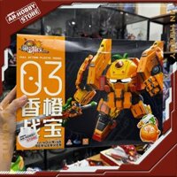 [HÀNG SẴN] Mô hình lắp ráp Quýt Kiếm Sĩ Robot Trái Cây (tặng kèm Quýt ú clear + phần quà bí ẩn)