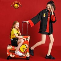 [Hàng Sẵn mới về] Vali Du lịch Vịt kéo B.duck Trung Hoa kiêm xe ngồi cho bé - Vali 20 inch 24 inch xe đẩy cho bé tiệnSẵn
