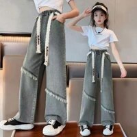 [Hàng Sẵn Sàng] 3-15y-Quần Lót-tube-Không-Selutumn-Màu Xanh-Đồn Phong Cách-Đồn Ống-Thông-seluar-Đồn-seluar-Đồn-seluar-Boker-Dogn
