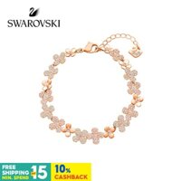 ✨Hàng Sẵn Sàng✨Vòng Tay Hoa Hồng Vàng swarovski elderflower Thời Trang Thanh Lịch Làm Quà Tặng Cho Bạn Gái