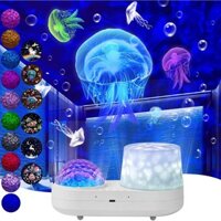 【Hàng Sẵn】 Sao Chiếu Thiên Hà Đèn Ngủ Xoay 360 độ Đại Dương Bầu Trời Đầy Sao Thiết Kế ABS Chất Liệu Công Tắc Chạy