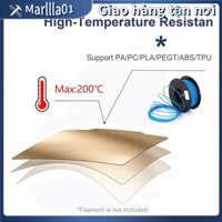 [Hàng Sẵn] Tấm dán bàn in PEI , Tấm xây dựng PEI Hai mặt Giường sưởi bằng thép lò xo linh hoạt 184x184mm cho Máy In 3D Bambu Mini Marris-Tools