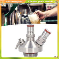 [Hàng Sẵn] Thép không gỉ Đôi Bóng Khóa Mini Keg Hộp Đựng Bia Giáo cho 2L 3.6L 4L 5L 10L [EverythingWell]