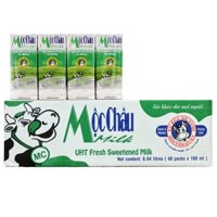 (hàng sẵn ) thùng 48h sữa tươi mộc châu 110ml