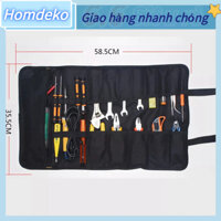 [Hàng Sẵn] Túi đựng dụng cụ đồ nghề, túi đựng dụng cụ sửa chữa chuyên dụng đa năng Homdeko S.