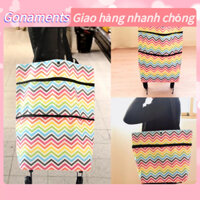 [Hàng Sẵn] Túi mua sắm có thể gập lại bánh xe Vải Oxford tái sử dụng Xe đẩy hàng tạp hóa leo cầu thang di động để đi du lịch Gonaments