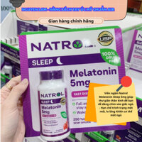 [Hàng sẵn] Viên ngậm Natrol Melatonin Sleep lọ 60 v