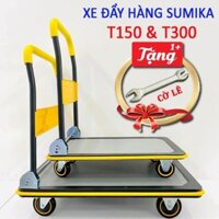Hàng sẵn Xe đẩy hàng gấp gọn đa năng SUMIKA  chính hãng T150 - SUMIKA T300, Khung thép sơn tĩnh điện,Tải trọng 300kg