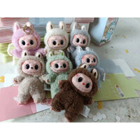 [HÀNG SẴN,CHỌN MÀU] Hộp mù Blindbox Popmart, Móc khóa Labubu Macarons Full Box Rep 1:1