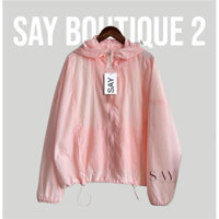 (Hàng sẵn/Hoả tốc)Áo khoác dù Hàn 2 lớp,lót mềm,dáng Boxy, form rộng,trượt nước,túi trong-ngoài,nón to,cổ cao,chống nắng