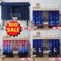 (Hàng sẵn)Rèm màn giường tầng ký túc xá sinh viên cản sáng, Rèm giường ký túc xá, rèm giường sinh viên, rèm giường tầng