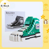 [HÀNG SẮP VỀ] Bộ lắp ráp building blocks Giày Converse Chuck Mô hình 3D Trưng bày Giải trí Quà tặng Bạn trai