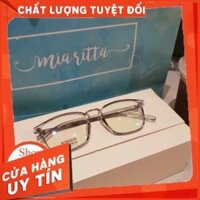(Hàng Siêu Cấp) Kính Mát Nam Nữ Thời Trang Giả Cận Gọng Siêu Dẻo Màu Xám Ghi Hottrend Năm Nay Chống UV400