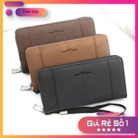 [HÀNG SIÊU CẤP]  Ví Dài Nam Đẹp Hà Nội, Thiết Kế Nam Tính, Mềm Mại - Chất Liệu Da PU Cao Cấp