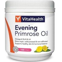 (HÀNG SINGAPORE ) tinh dầu hoa anh thảo Vitahealth Evening Primrose Oil 1000mg tăng nội tiết tố nữ, đẹp da lọ 100 viên