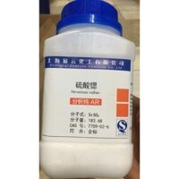 Hàng Strontium Sulphate, Strontium sulfate cas: 7759-02-6 công thức: SrSO4 chai 500g