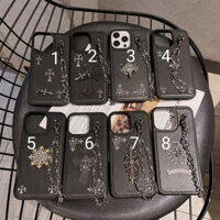 Hàng Tại Chỗ, Thương Hiệu c r x, Bao Da / logo Kim Loại Ba Chiều. + Dây Xích Kim Loại Chống Trượt Cho Điện Thoại iphone Dây Đeo Cho Điện Thoại  Phù Hợp Với.iPhone15.15pro.15plus.15proMax14.14 pro.14prpMax.13.13pro.13proMax.12.12pro.12proMax.11.11pro.11pm.