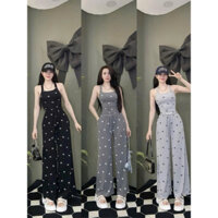 HÀNG TẬN XƯỞNG_CÓ BỎ SỈ SET ĐỒ Nữ,ĐỒ BỘ NỮ ÁO BA LỖ IN 3D nơ  kèm quần dài ống  rộng thời trang đẹp_KEO COLTTHING