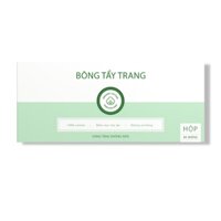 [Hàng tặng không bán] Bông tẩy trang cotton - 80 miếng/hộp