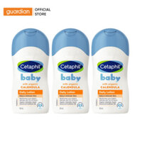 [HÀNG TẶNG KHÔNG BÁN] Combo 3 Kem Dưỡng Da Trẻ Em Baby Daily Lotion With Organic Calendula Cetaphil 50ml