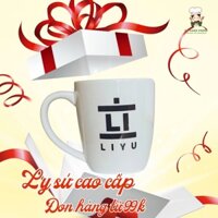 [HÀNG TẶNG KHÔNG BÁN] Ly sứ uống cafe, ly sứ trắng có quai cầm uống trà, uống nước dễ thương