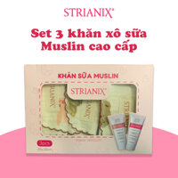 [HÀNG TẶNG] Set 3 khăn xô sữa muslin cao cấp