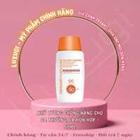 [hàng tem cty] Geeermaine de Capuccini Nhũ Tương Chống Nắng Cho Da Hỗn Hợp, Nám Advanced Anti-Ageing Emulsion SPF50 50ml