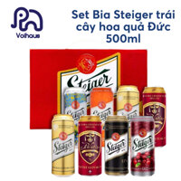 [HÀNG TẾT] Date Tháng 10/2025 Bia Steiger Hoa Quả 4.5% Hương Vị Bưởi, Việt Quất, Chanh Hàng Nhập Khẩu Đức Lon 500ml