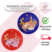 [Hàng Thái Lan] S&P Delio Bánh Quy Hỗn Hợp Kiểu Cổ Điển Hộp Thiếc Tròn Đem Biếu