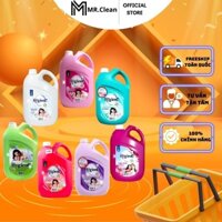 (HÀNG THÁI ) Nước Xả Vải Hygiene Green Natural Siêu Đậm Đặc Thái Lan Can 3500ml  .,